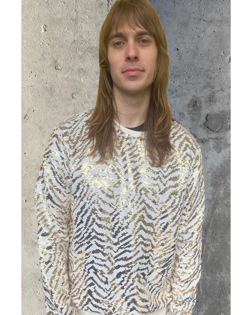 Any Old Iron White Tiger Sweatshirt for men