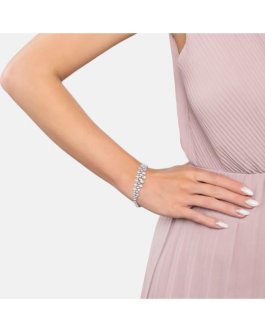 Latelita London Metallic Duchess Moissanite Tennis Bracelet