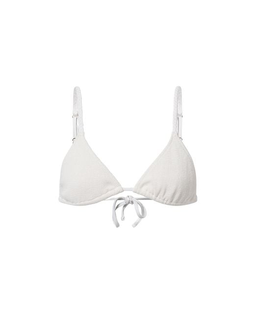 Aqva Swimwear White Neutrals Nude Tortuga Bikini Top
