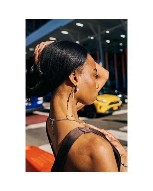 Mymokondo White Linea Earrings