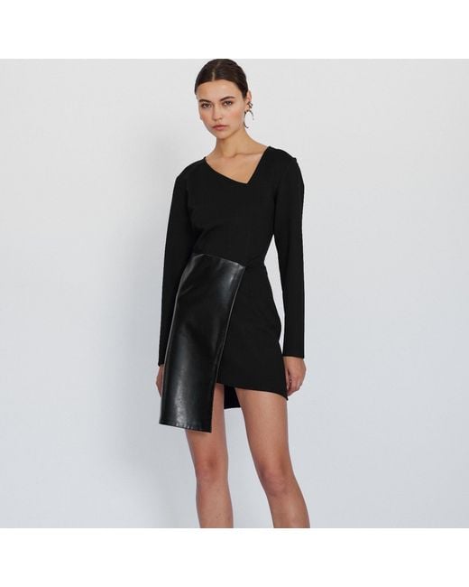 Mirimalist Blue Sweatshirt Mini Dress