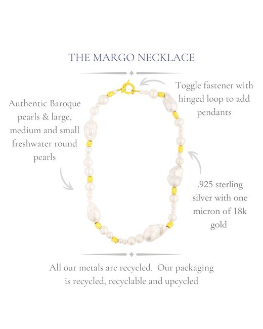 GEM BAZAAR Metallic The Margo Necklace