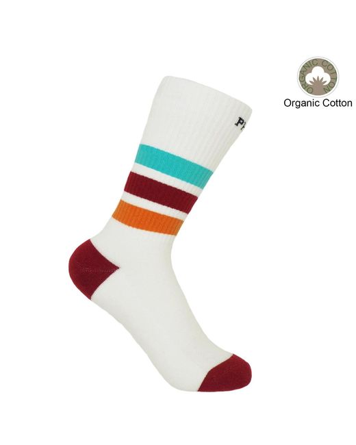 Peper Harow - Made in England Blue Organic Striped Sport Socks Bundle
