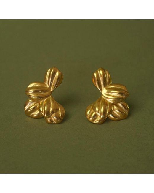 Mickey's Girl Metallic Moon Bloom Waterproof Earrings