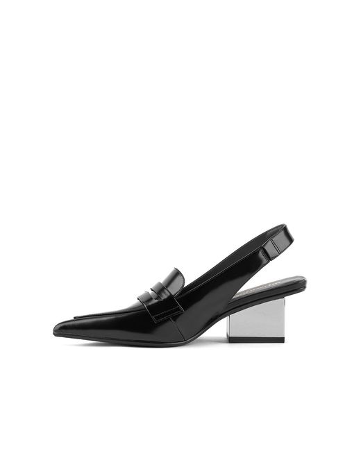 United Nude Black Raila Loafer Mid