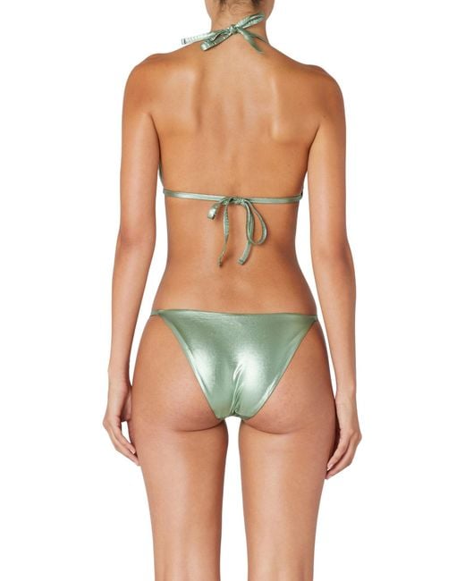 Room 24 Green Mindy Bottom Metallic Mint