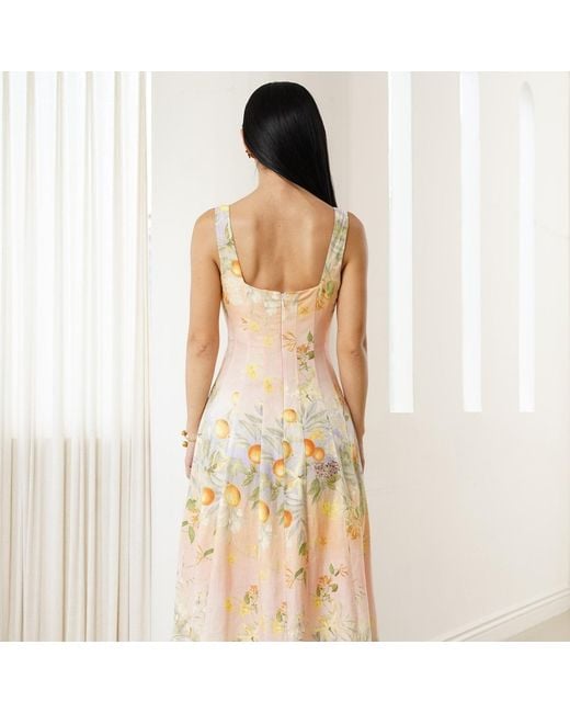 Yumi Kim Metallic Sienna Linen Dress