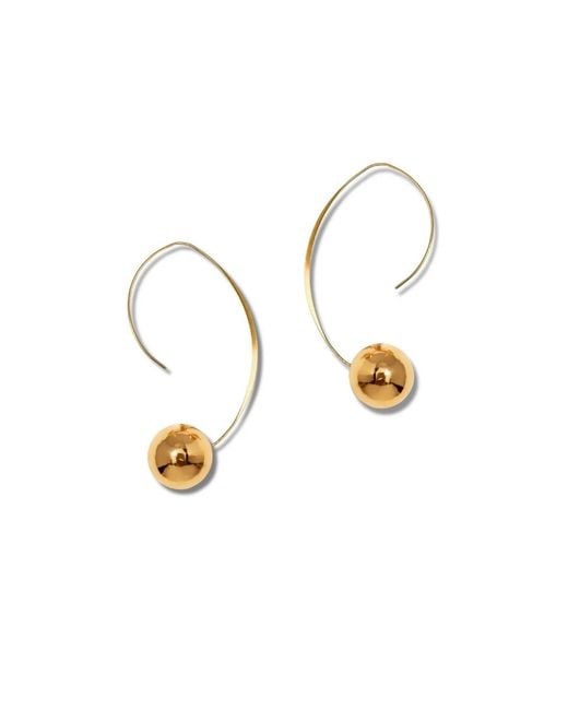 Jaredjamin Metallic Cherry Hook Earrings