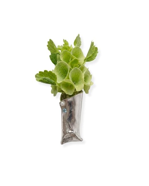 Martina Rozenberg Smira Jewelry Green Thyra Brooch