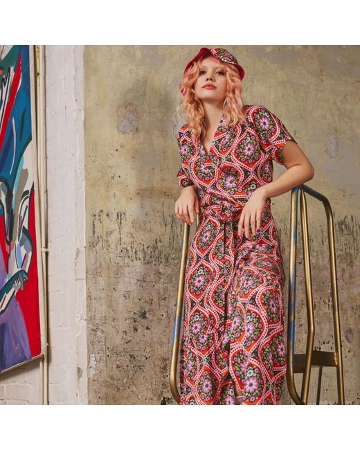 Emma Wallace Brown Blossom Dress