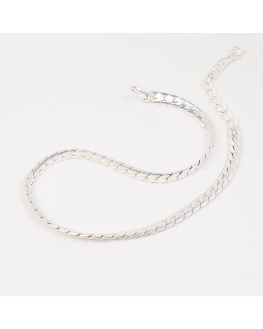 Lila Rasa White Snake Chain Small