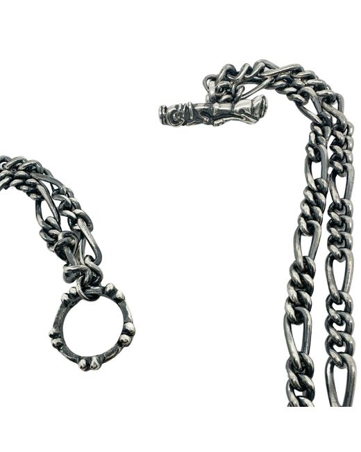 Tg-Jewellery by Tamara Gervasio Metallic Celtic Dog Three T-Bar Choker Necklace– Sterling for men