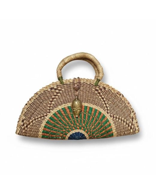 Sokona Green Kusana Large Terra Heritage Bag