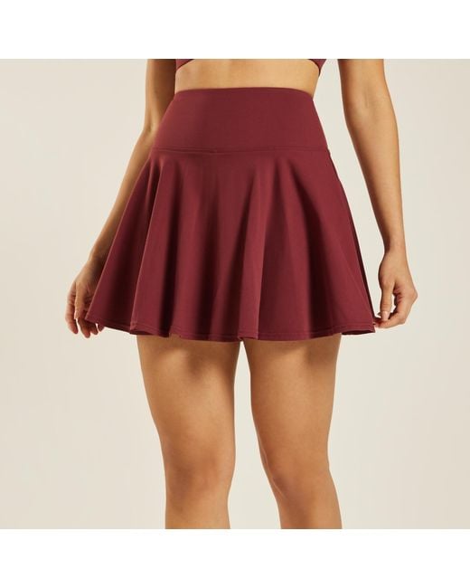 Be Athletica Red Be One Eighty Skort