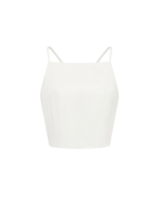 Emma Wallace White Kit Top -Off