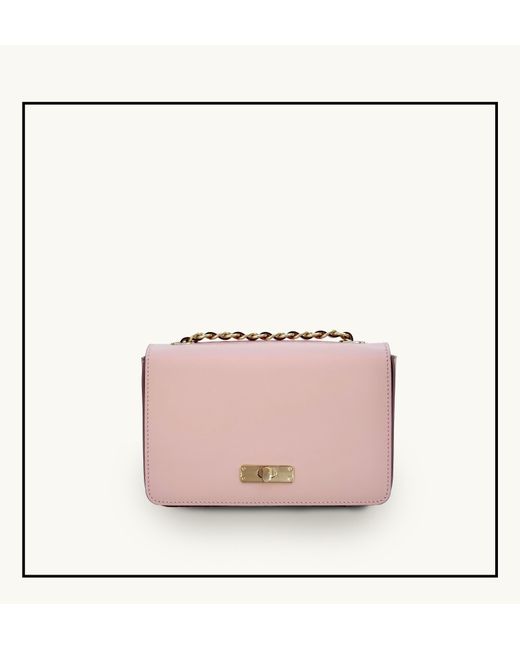 Apatchy London Pink The Grace Leather Bag