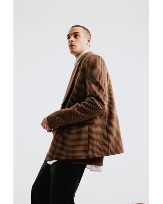 Pcfg Brown Double Breasted Blazer for men