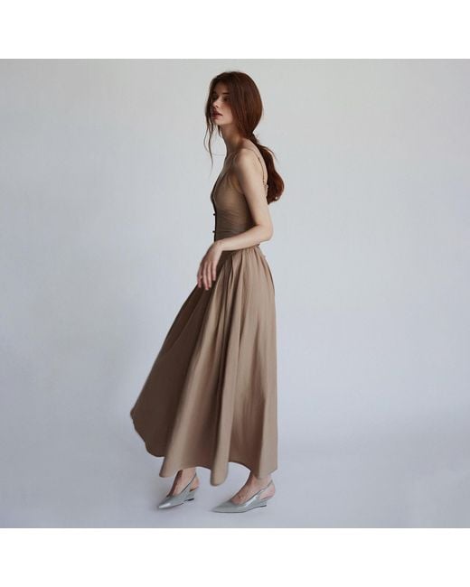 Belsize25 Brown Neutrals Bluebell Resort Dress