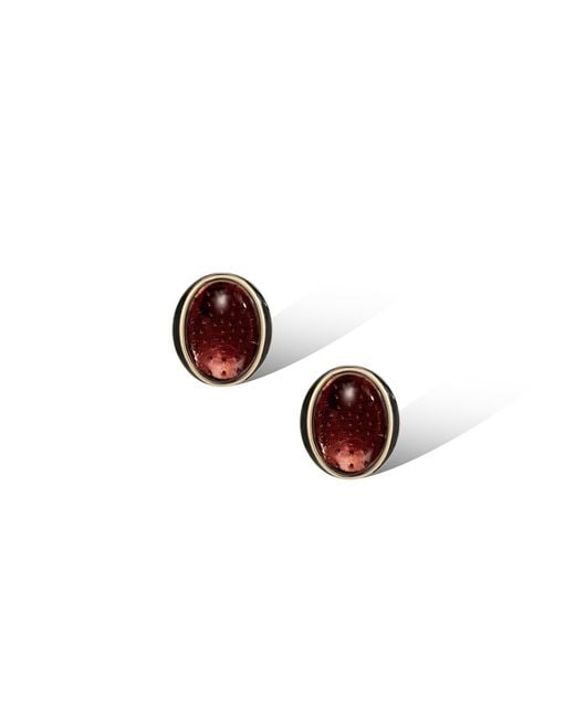 Retro Chic Brown Gladiator Earrings