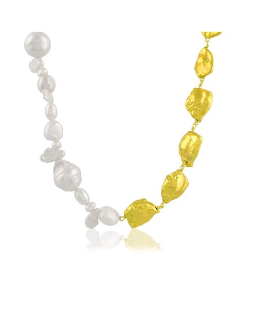 Arvino Yellow Cross-border Pearl Necklace