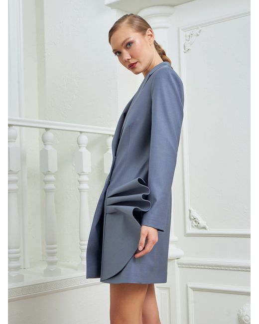 Lumina Eligma Blue The Alien Blazer Dress