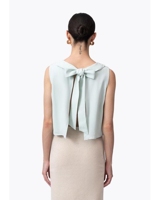 Narvan Blue Clara Blouse