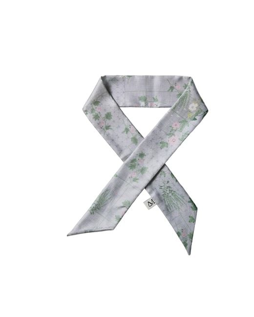 Ana Maison Gray Calm Place Twilly Scarf