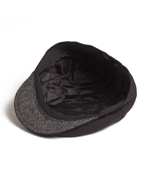 Dasmarca Hats Gray Finley Carbon Italian Waterproof Cap for men