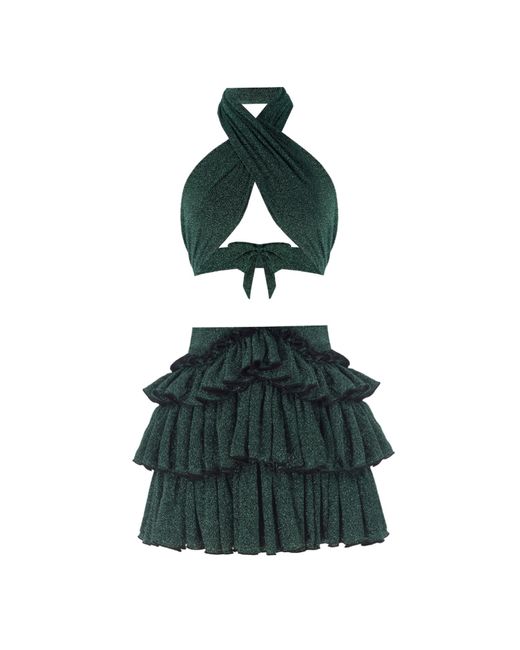 Nur Karaata Green Bellano Sparkle Set