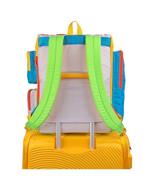 Mokuyobi Orange Space Wonder Traveler Mega Backpack