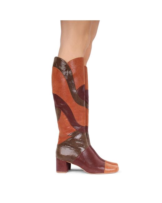 Terry De Havilland Brown Val Knee Boot