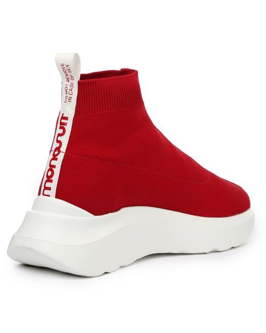 Monosuit Red Designer Italian Sneakers Let's Dance