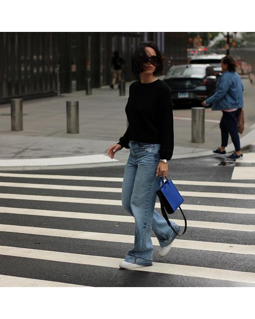 Qu Blue Electric Mini Tote Bag