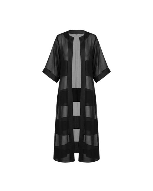 GLAM ON YOU Black Rhianna Robe