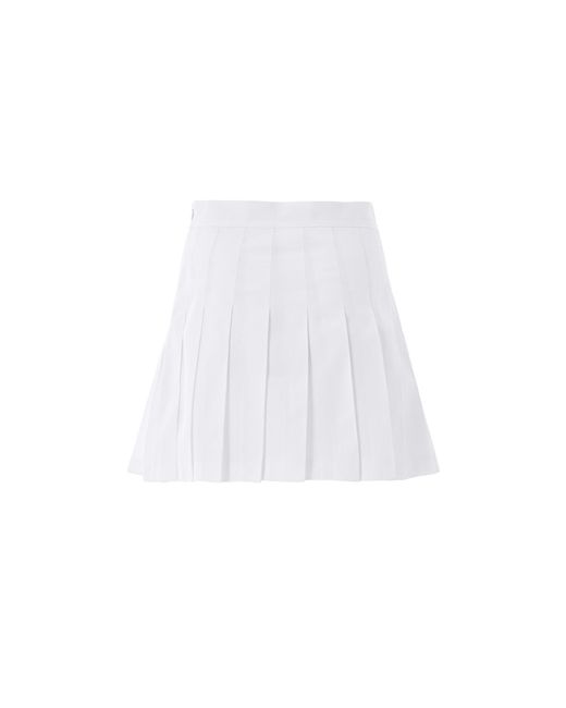 Lita Couture White Pleated Tennis Skirt
