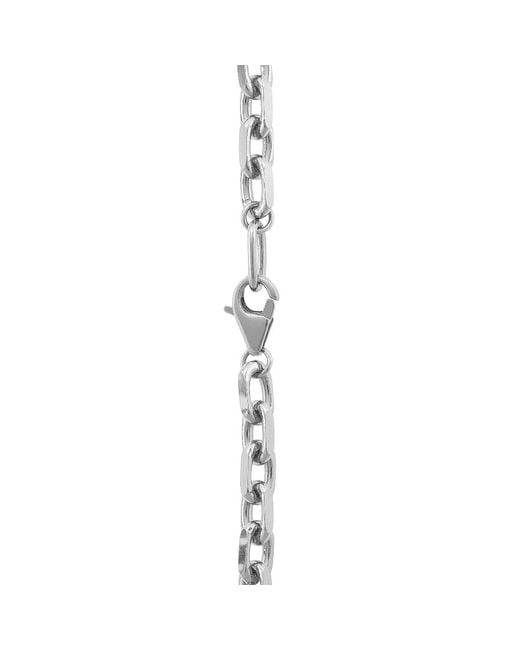 7879 Metallic Platinum Forte Chain Bracelet