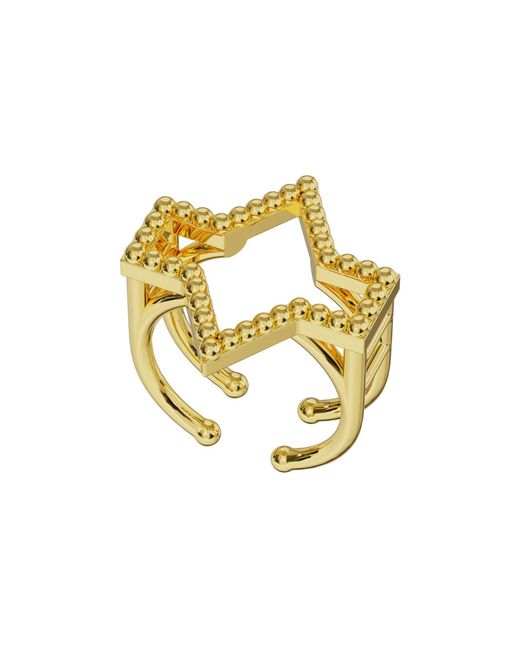 Linda Fiore Metallic Starlite Ring Vermeil