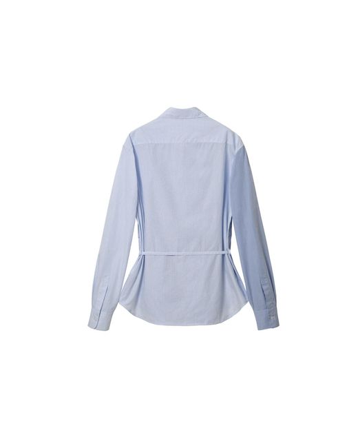 Jakke Blue Tie Shirt