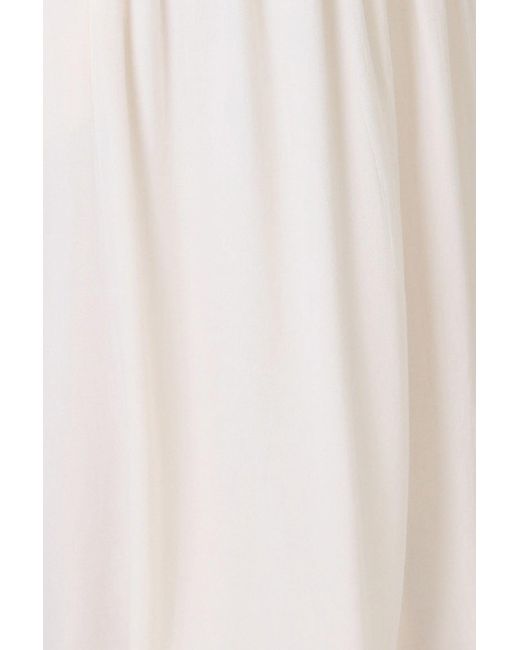 Traffic People White Neutrals Cream Tea Off- Whispers Cropped Top