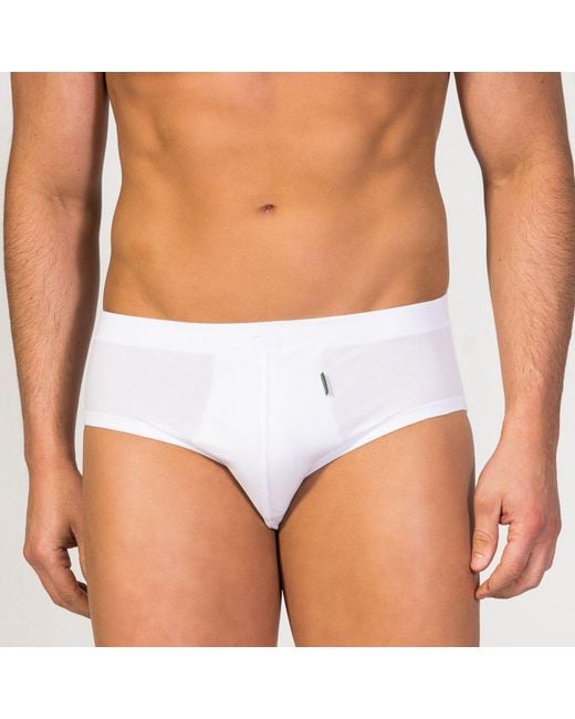 Zd - Zero Defects White Mini Briefs Egyptian Cotton for men