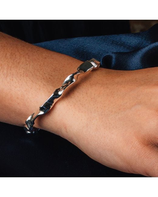 Sarahbijoux Metallic Ribbon Bracelet