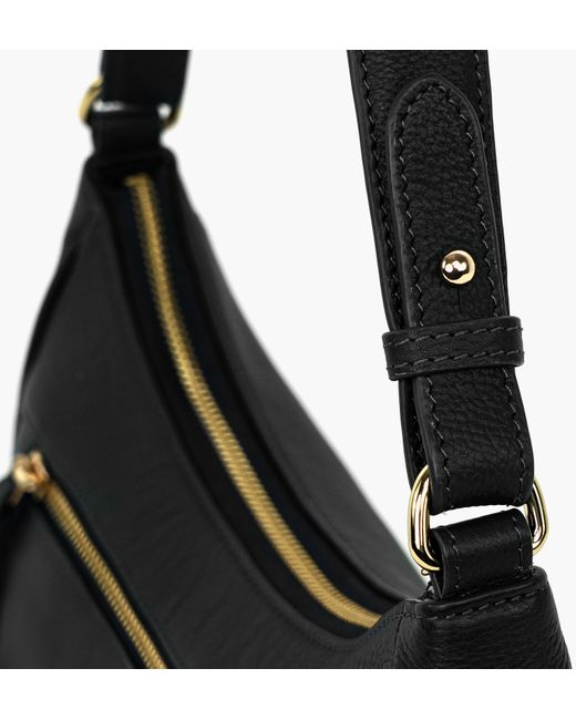 Apatchy London Black The Lucy Leather Bag