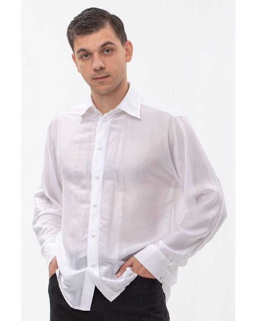 Maison Bogomil White Classic Shirt for men
