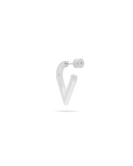 Meulien Metallic Stylized Waterdrop Drop Earrings