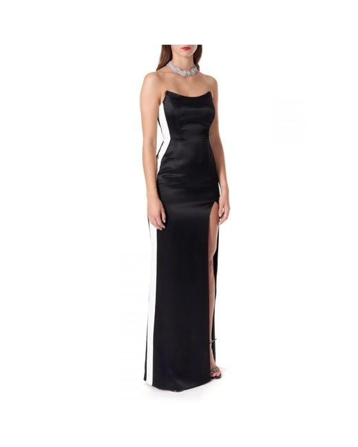 AGGI by HALEWSKI Black Greta Outer Space Dress