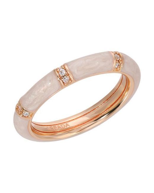 Leeada Jewelry White Lamill Enamel Stacking Ring