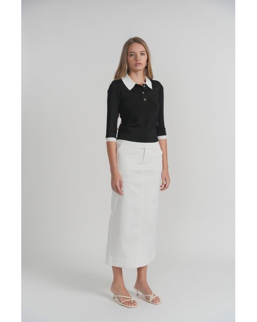 Luum Black Trieste Top