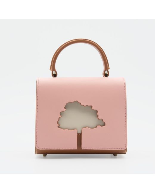 Absurde Pink One Way Leather Bag