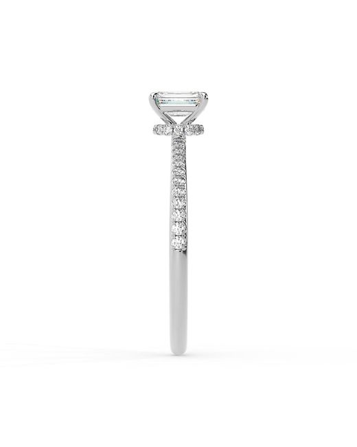 Artisan Metallic Emerald Cut Lab-Grown Diamond Statement Ring