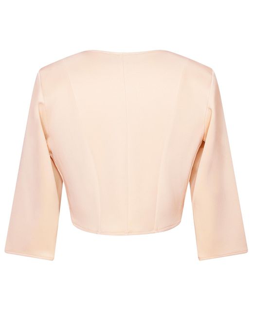 Alie Street London Natural Neutrals Freya Bolero Nude Blush